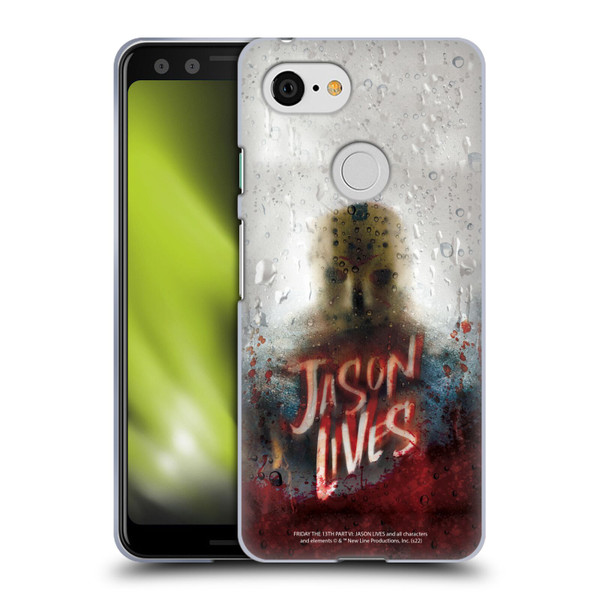 Friday the 13th Part VI Jason Lives Key Art Poster 2 Soft Gel Case for Google Pixel 3