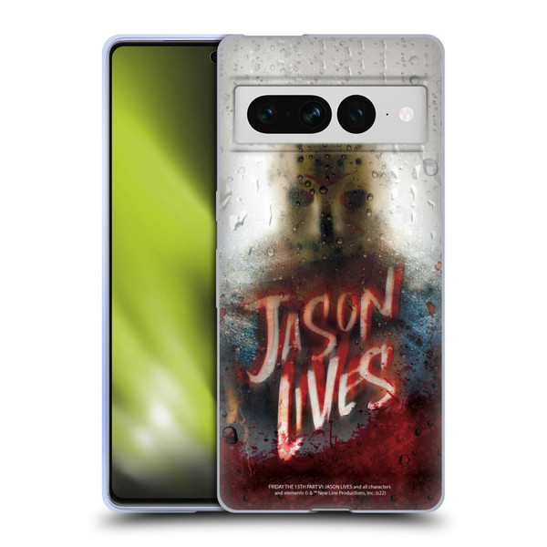 Friday the 13th Part VI Jason Lives Key Art Poster 2 Soft Gel Case for Google Pixel 7 Pro