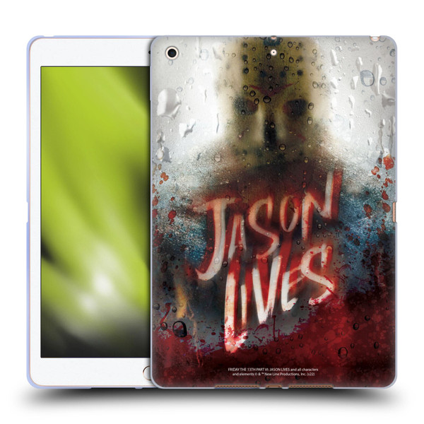 Friday the 13th Part VI Jason Lives Key Art Poster 2 Soft Gel Case for Apple iPad 10.2 2019/2020/2021