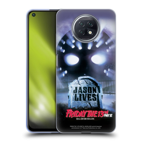 Friday the 13th Part VI Jason Lives Key Art Poster Soft Gel Case for Xiaomi Redmi Note 9T 5G