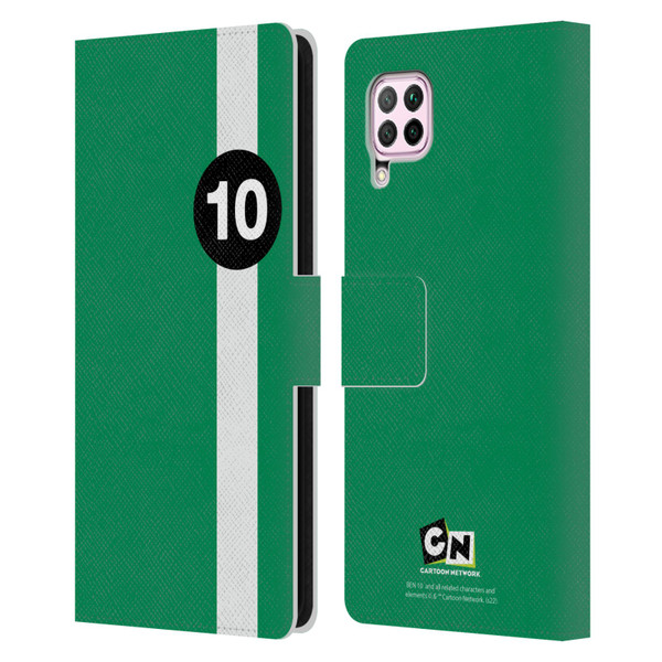 Ben 10: Alien Force Graphics Ben's Jacket Leather Book Wallet Case Cover For Huawei Nova 6 SE / P40 Lite