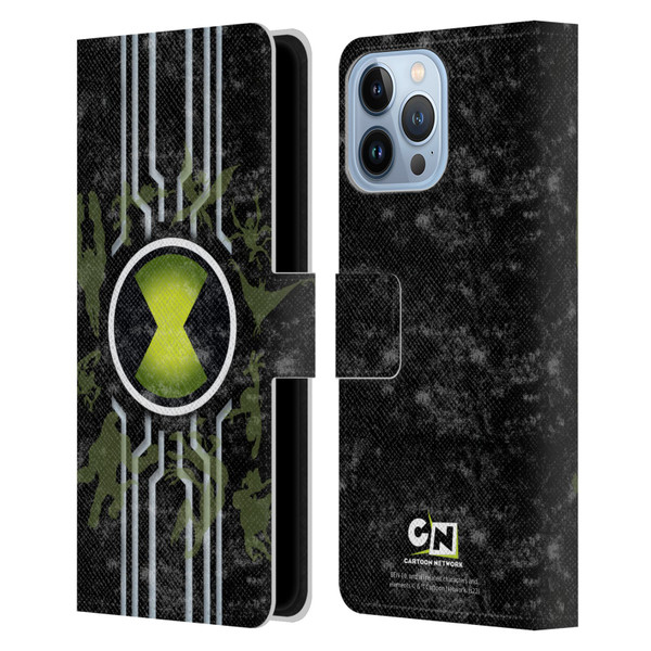 Ben 10: Alien Force Graphics Omnitrix Leather Book Wallet Case Cover For Apple iPhone 13 Pro Max