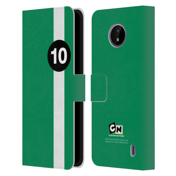 Ben 10: Alien Force Graphics Ben's Jacket Leather Book Wallet Case Cover For Nokia C10 / C20