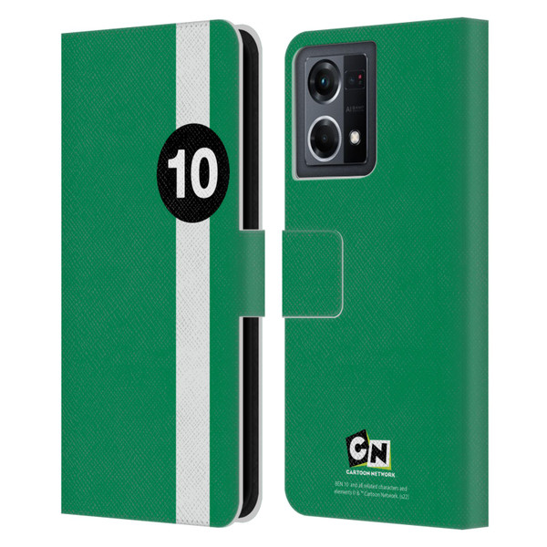 Ben 10: Alien Force Graphics Ben's Jacket Leather Book Wallet Case Cover For OPPO Reno8 4G