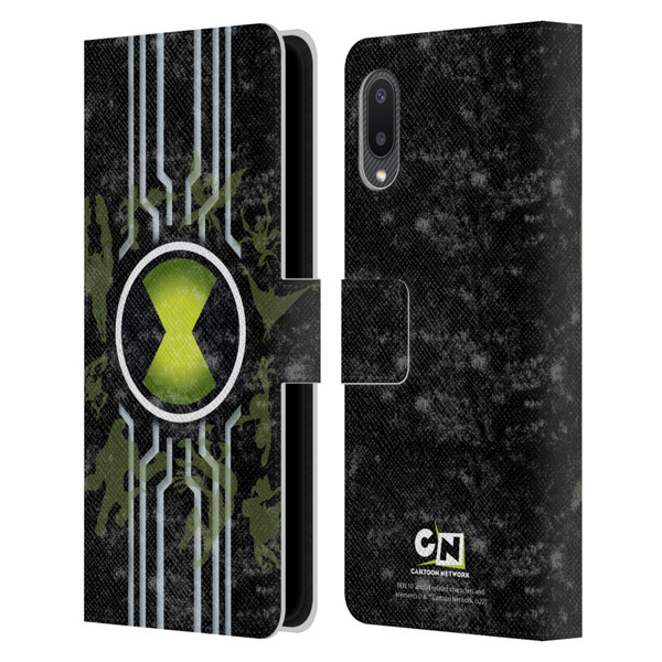 Ben 10: Alien Force Graphics Omnitrix Leather Book Wallet Case Cover For Samsung Galaxy A02/M02 (2021)