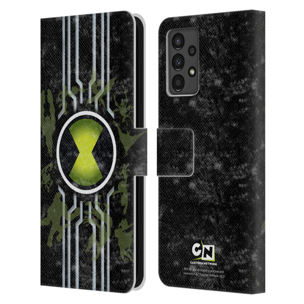 Ben 10: Alien Force Graphics Omnitrix Leather Book Wallet Case Cover For Samsung Galaxy A13 (2022)