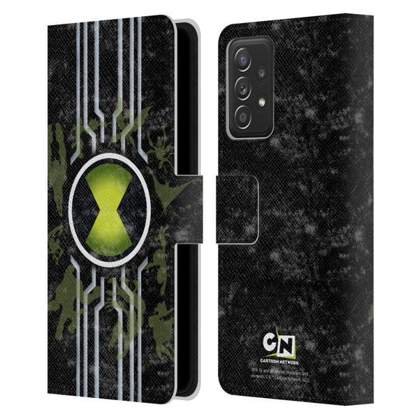 Ben 10: Alien Force Graphics Omnitrix Leather Book Wallet Case Cover For Samsung Galaxy A53 5G (2022)