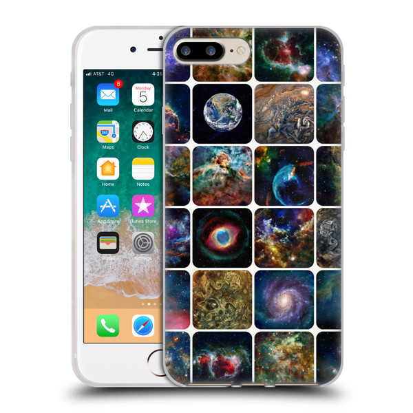 Cosmo18 Space The Amazing Universe Soft Gel Case for Apple iPhone 7 Plus / iPhone 8 Plus