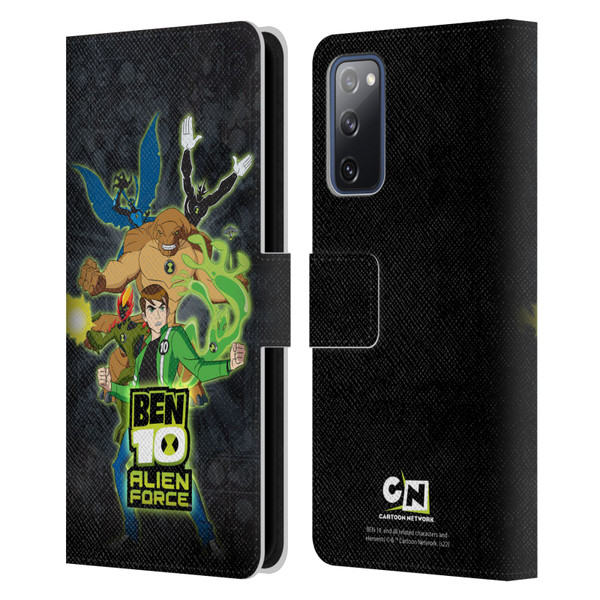 Ben 10: Alien Force Graphics Character Art Leather Book Wallet Case Cover For Samsung Galaxy S20 FE / 5G