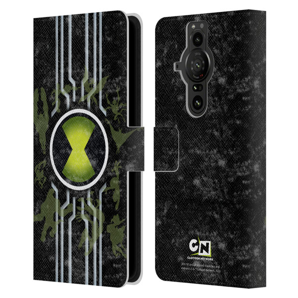 Ben 10: Alien Force Graphics Omnitrix Leather Book Wallet Case Cover For Sony Xperia Pro-I