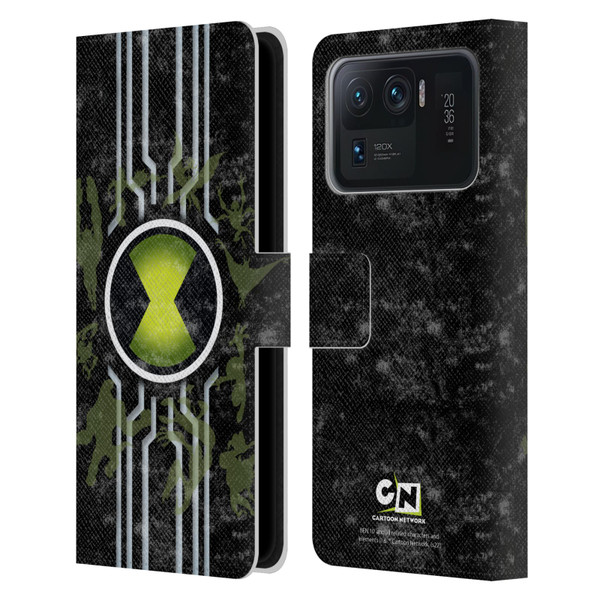 Ben 10: Alien Force Graphics Omnitrix Leather Book Wallet Case Cover For Xiaomi Mi 11 Ultra