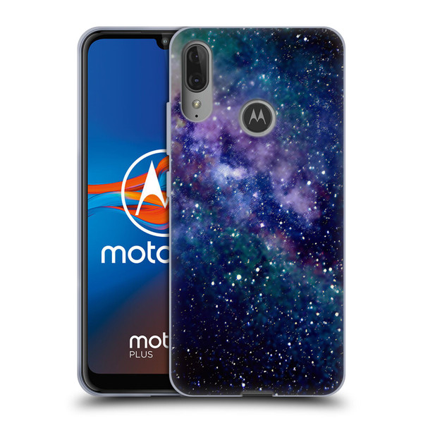 Cosmo18 Space Milky Way Soft Gel Case for Motorola Moto E6 Plus