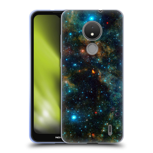 Cosmo18 Space Star Formation Soft Gel Case for Nokia C21
