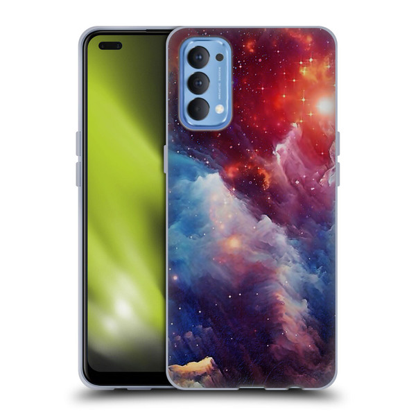 Cosmo18 Space Mysterious Space Soft Gel Case for OPPO Reno 4 5G
