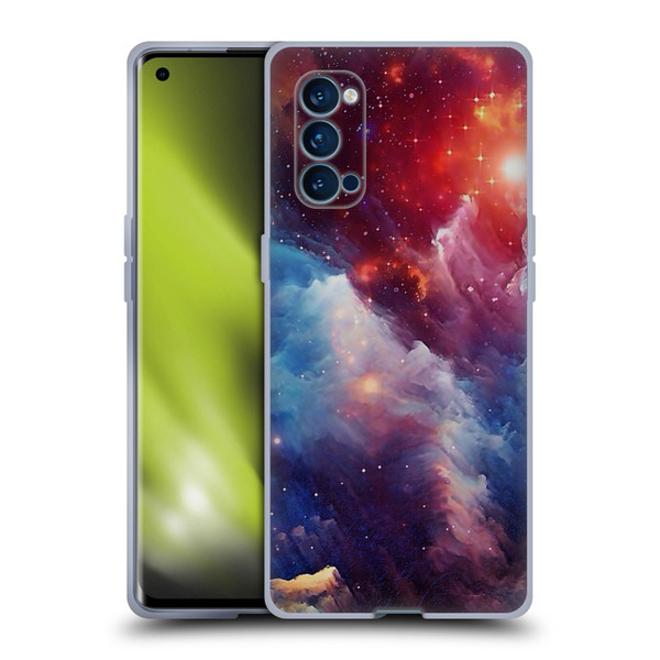 Cosmo18 Space Mysterious Space Soft Gel Case for OPPO Reno 4 Pro 5G