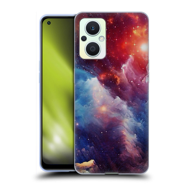 Cosmo18 Space Mysterious Space Soft Gel Case for OPPO Reno8 Lite