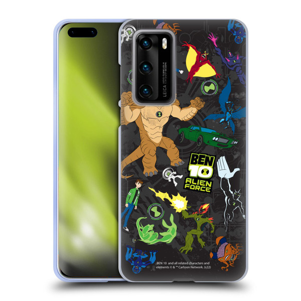 Ben 10: Alien Force Graphics Character Art Soft Gel Case for Huawei P40 5G