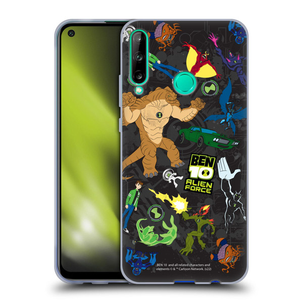 Ben 10: Alien Force Graphics Character Art Soft Gel Case for Huawei P40 lite E
