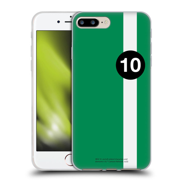 Ben 10: Alien Force Graphics Ben's Jacket Soft Gel Case for Apple iPhone 7 Plus / iPhone 8 Plus