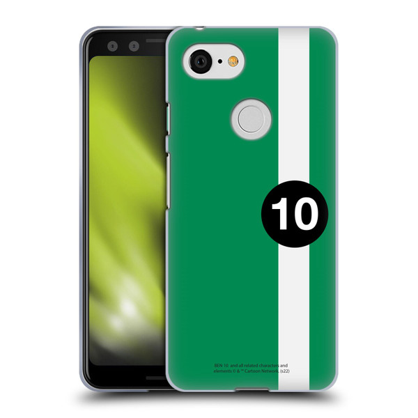 Ben 10: Alien Force Graphics Ben's Jacket Soft Gel Case for Google Pixel 3