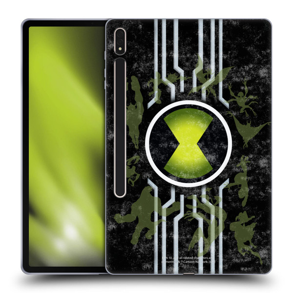 Ben 10: Alien Force Graphics Omnitrix Soft Gel Case for Samsung Galaxy Tab S8 Plus