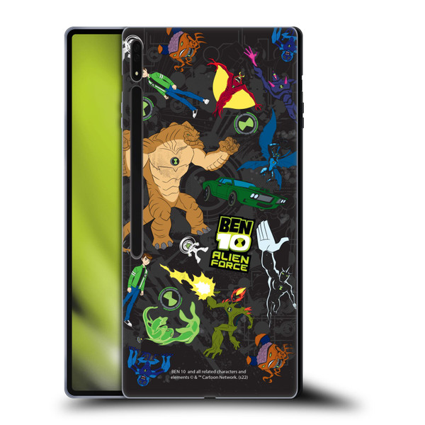 Ben 10: Alien Force Graphics Character Art Soft Gel Case for Samsung Galaxy Tab S8 Ultra