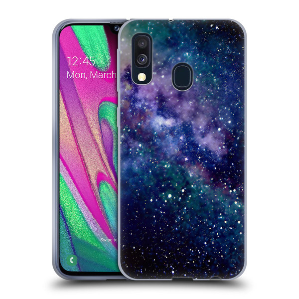Cosmo18 Space Milky Way Soft Gel Case for Samsung Galaxy A40 (2019)
