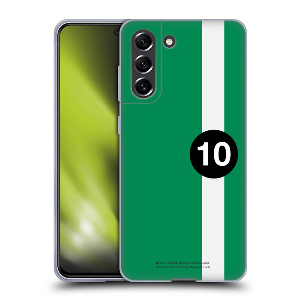 Ben 10: Alien Force Graphics Ben's Jacket Soft Gel Case for Samsung Galaxy S21 FE 5G