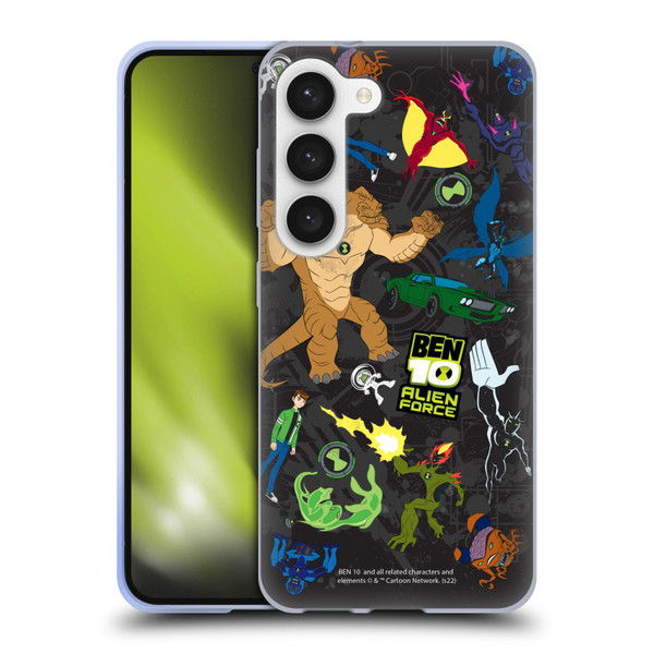 Ben 10: Alien Force Graphics Character Art Soft Gel Case for Samsung Galaxy S23 5G