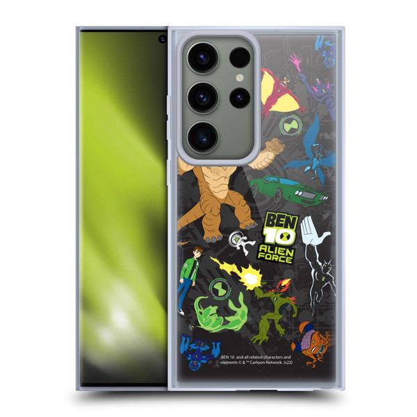 Ben 10: Alien Force Graphics Character Art Soft Gel Case for Samsung Galaxy S23 Ultra 5G
