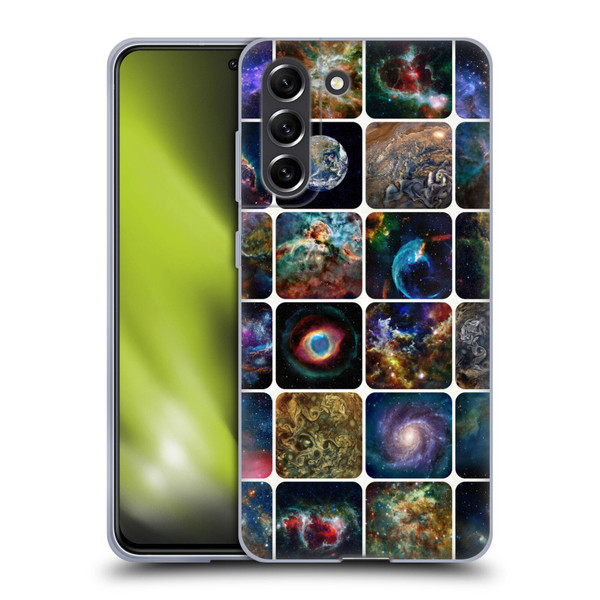 Cosmo18 Space The Amazing Universe Soft Gel Case for Samsung Galaxy S21 FE 5G