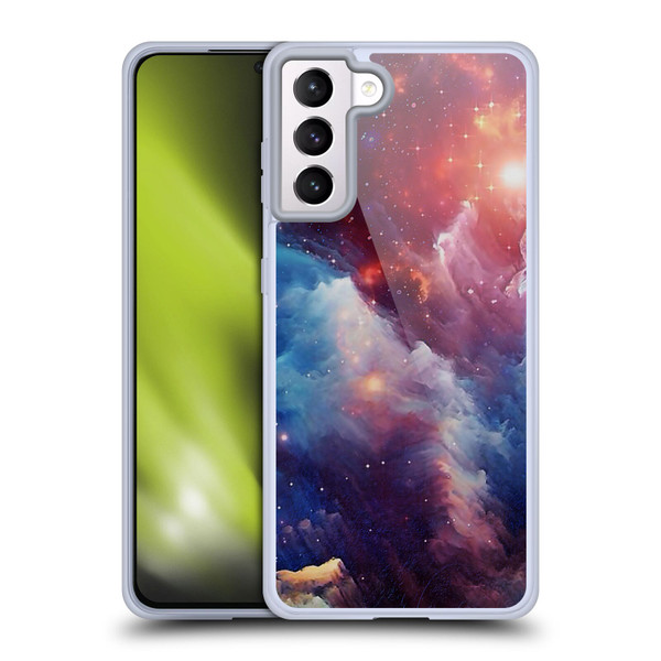 Cosmo18 Space Mysterious Space Soft Gel Case for Samsung Galaxy S21+ 5G