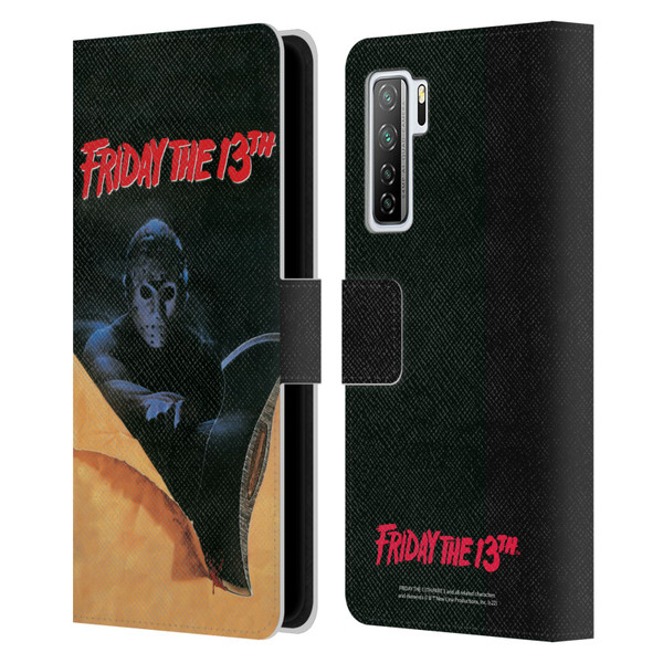 Friday the 13th Part III Key Art Poster 2 Leather Book Wallet Case Cover For Huawei Nova 7 SE/P40 Lite 5G
