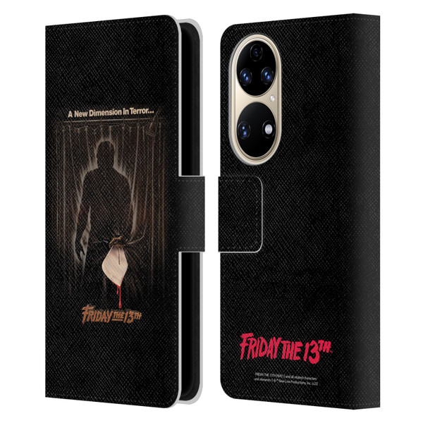 Friday the 13th Part III Key Art Poster 3 Leather Book Wallet Case Cover For Huawei P50