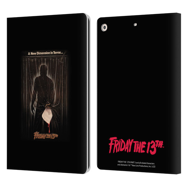 Friday the 13th Part III Key Art Poster 3 Leather Book Wallet Case Cover For Apple iPad 10.2 2019/2020/2021