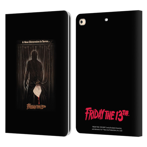Friday the 13th Part III Key Art Poster 3 Leather Book Wallet Case Cover For Apple iPad 9.7 2017 / iPad 9.7 2018