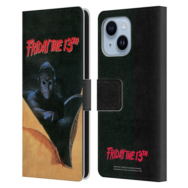 Friday the 13th Part III Key Art Poster 2 Leather Book Wallet Case Cover For Apple iPhone 14 Plus