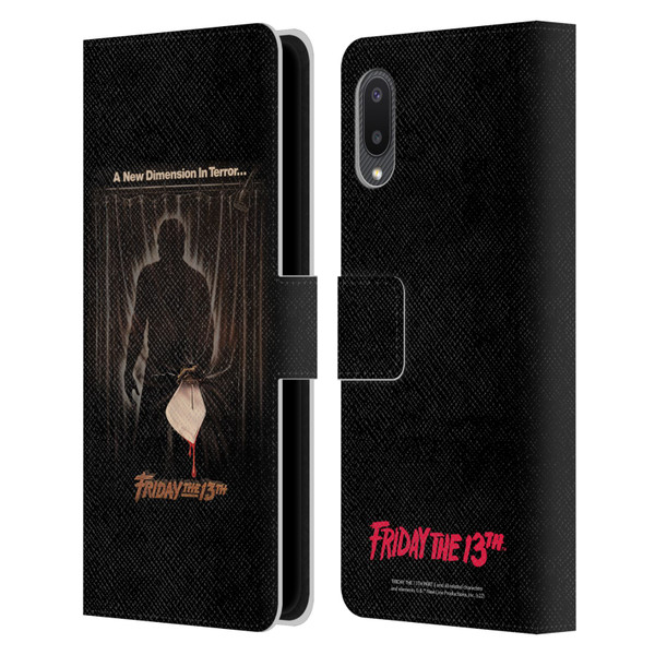 Friday the 13th Part III Key Art Poster 3 Leather Book Wallet Case Cover For Samsung Galaxy A02/M02 (2021)