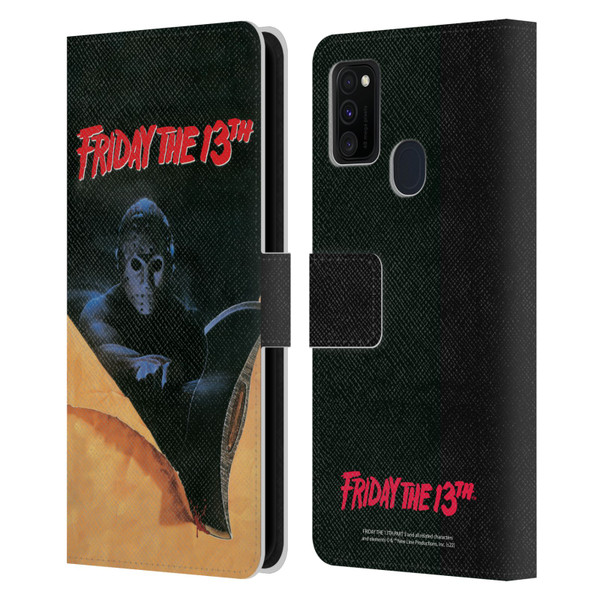 Friday the 13th Part III Key Art Poster 2 Leather Book Wallet Case Cover For Samsung Galaxy M30s (2019)/M21 (2020)