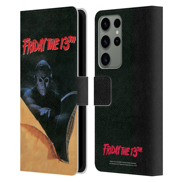 Friday the 13th Part III Key Art Poster 2 Leather Book Wallet Case Cover For Samsung Galaxy S23 Ultra 5G