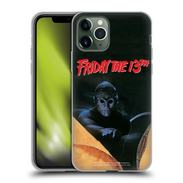 Friday the 13th Part III Key Art Poster 2 Soft Gel Case for Apple iPhone 11 Pro