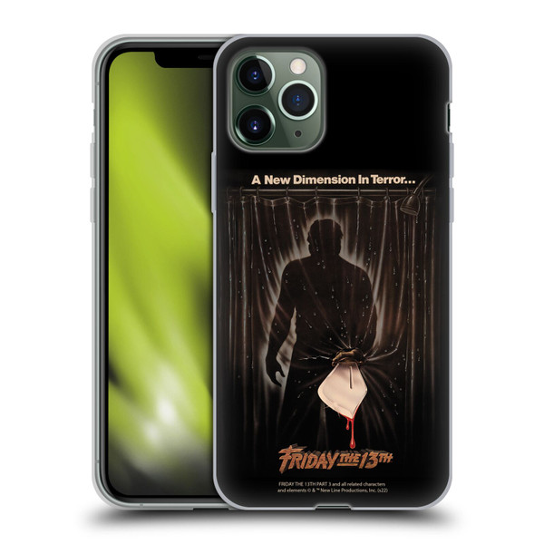 Friday the 13th Part III Key Art Poster 3 Soft Gel Case for Apple iPhone 11 Pro