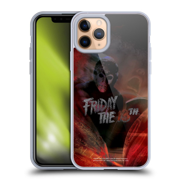 Friday the 13th Part III Key Art Poster Soft Gel Case for Apple iPhone 11 Pro