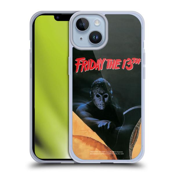 Friday the 13th Part III Key Art Poster 2 Soft Gel Case for Apple iPhone 14
