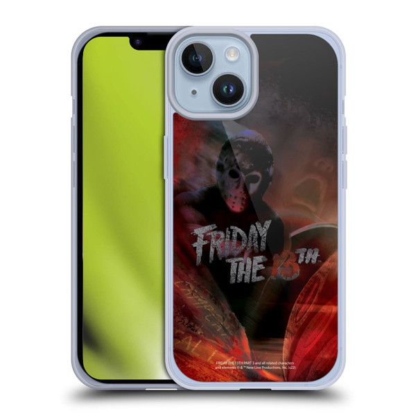 Friday the 13th Part III Key Art Poster Soft Gel Case for Apple iPhone 14