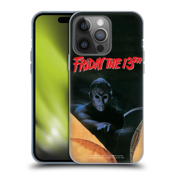 Friday the 13th Part III Key Art Poster 2 Soft Gel Case for Apple iPhone 14 Pro