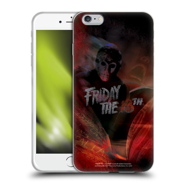 Friday the 13th Part III Key Art Poster Soft Gel Case for Apple iPhone 6 Plus / iPhone 6s Plus