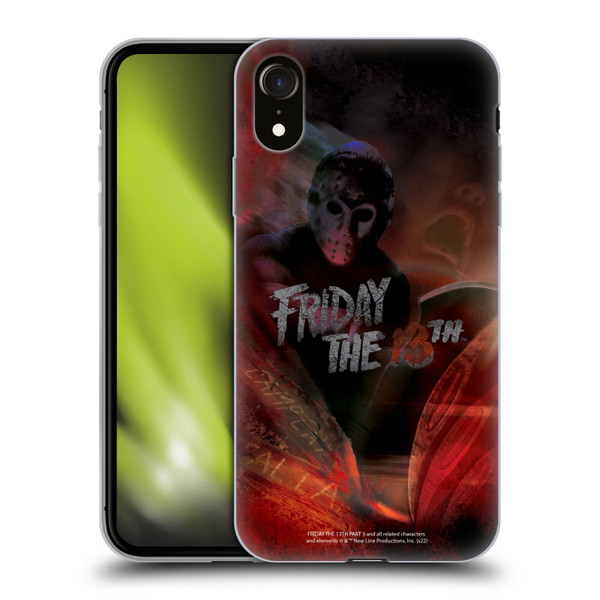 Friday the 13th Part III Key Art Poster Soft Gel Case for Apple iPhone XR