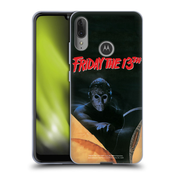 Friday the 13th Part III Key Art Poster 2 Soft Gel Case for Motorola Moto E6 Plus