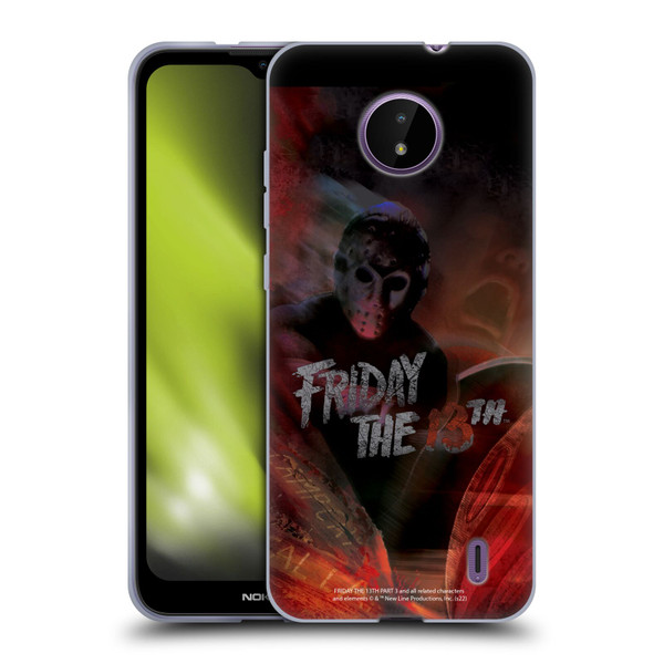 Friday the 13th Part III Key Art Poster Soft Gel Case for Nokia C10 / C20